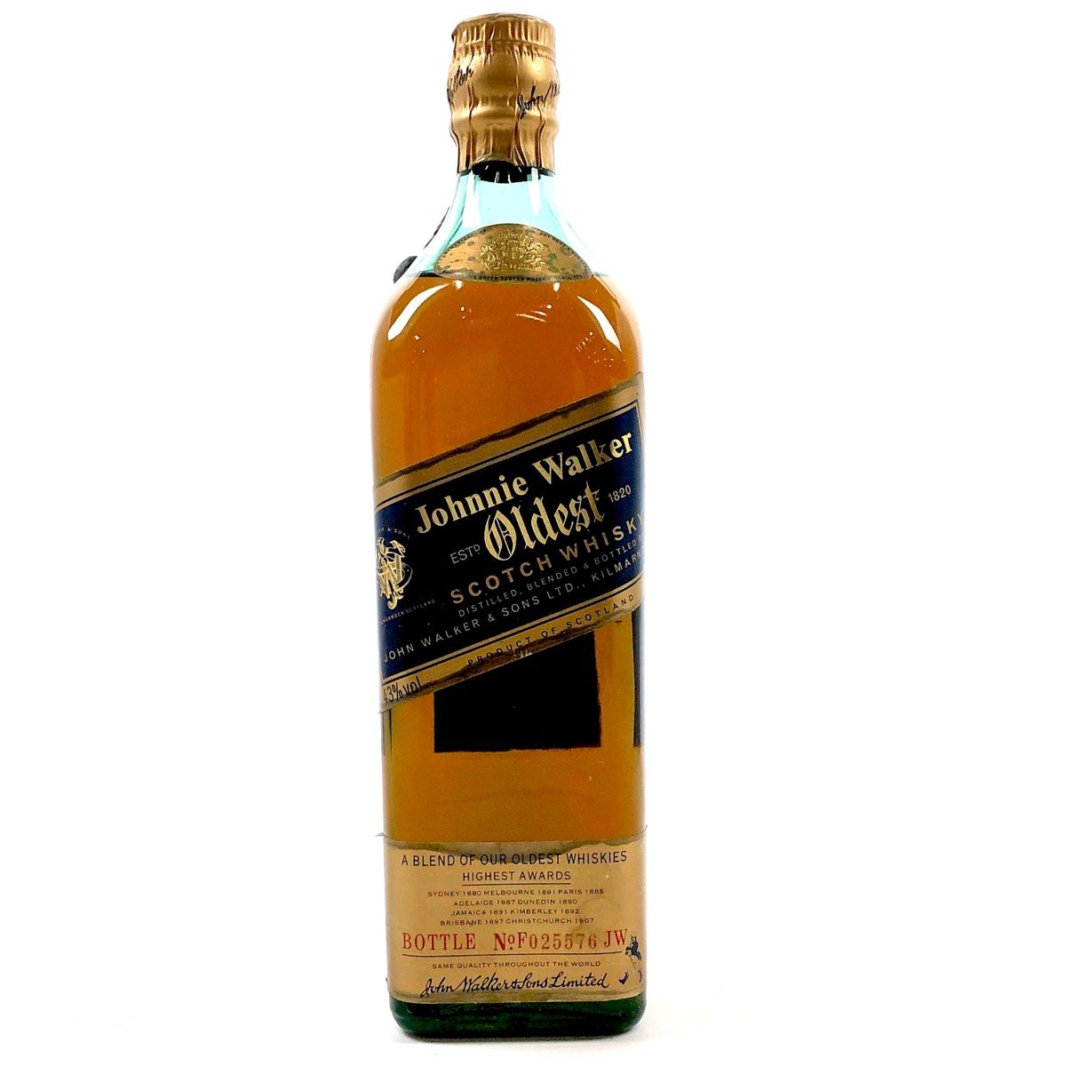 ジョニーウォーカー JOHNNIE WALKER ブルーラベル オールデスト 750ml