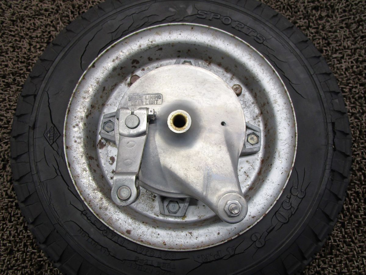 エポ リアホイール ブレーキドラム ▲A6197 PV50 スズキ PV50 EPO キャブ車