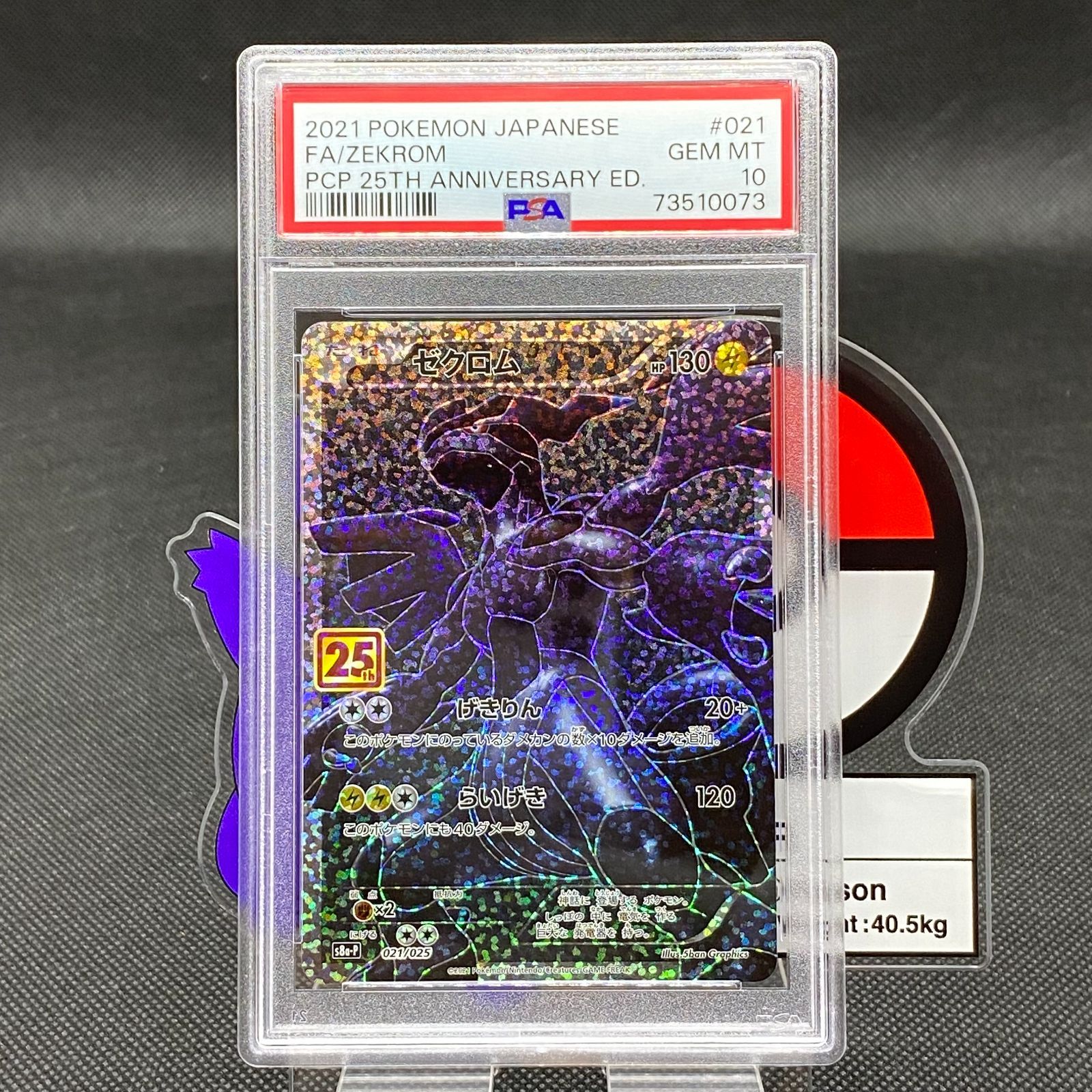 ゼクロム 25周年 プロモ PSA10 73510073 25th - ゴールデンカード