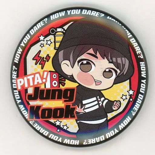 中古】バッジ・ピンズ ジョングク(BTS/防弾少年団) 「ぴた!でふぉめ