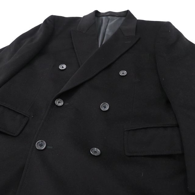 VALENTINO RUDY カシミヤ ダブルチェスターコート 94A6 Valentino Rudy カシミヤ ダブルチェスターコート 94A6 ブラック