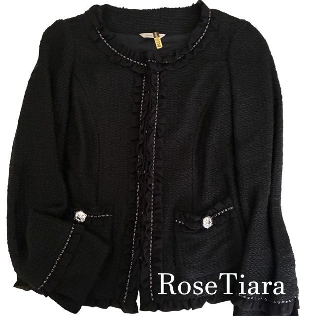 ローズティアラ RoseTiara フリルカラー レディース テイラード