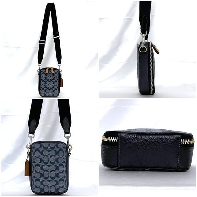 COACH ショルダーバッグ コーチ ショルダーバッグ ec-22870 ネイビー ブルー シグネチャー