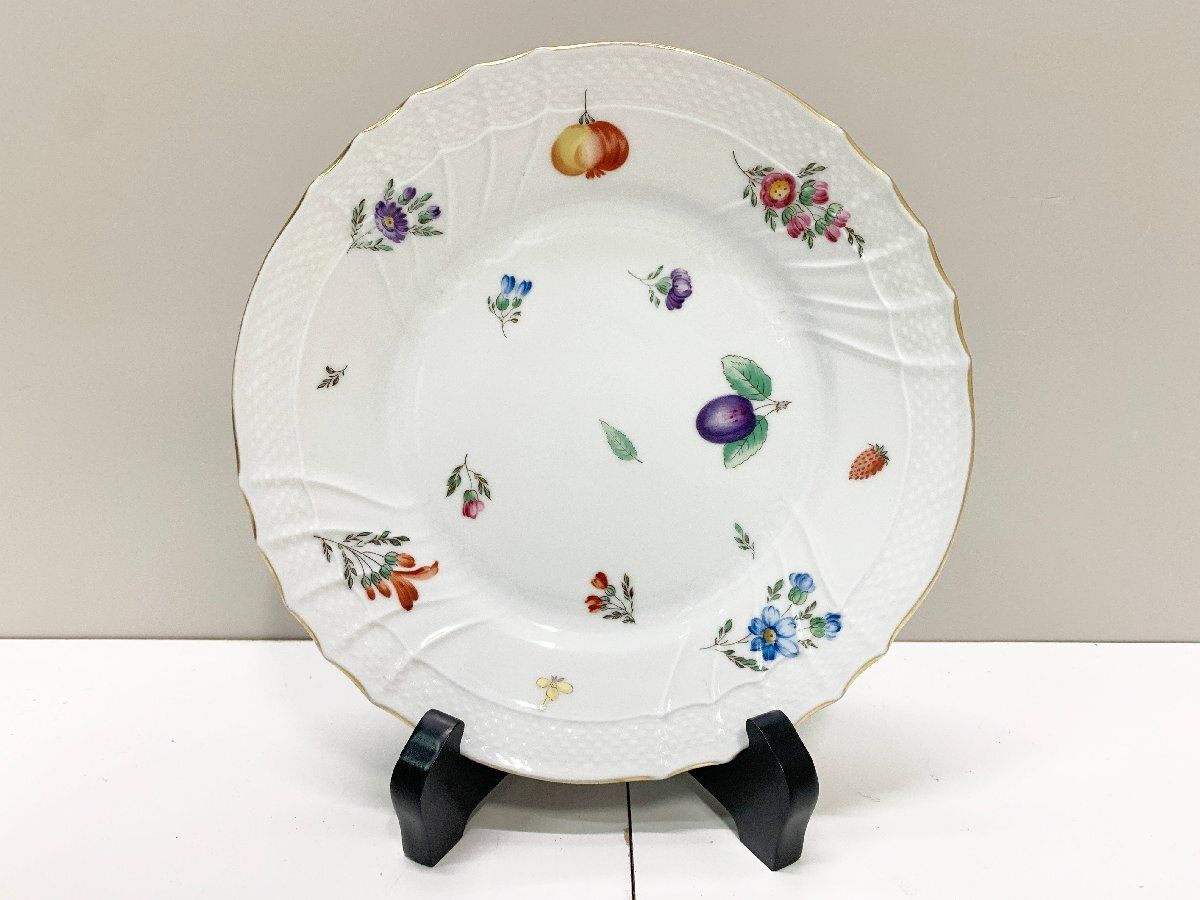 リチャードジノリ Richard Ginori ベッキオペルージャ イタリア製 デザート皿 5枚セット お皿 プレート 19.5cm 洋食器 フルーツ柄 他374