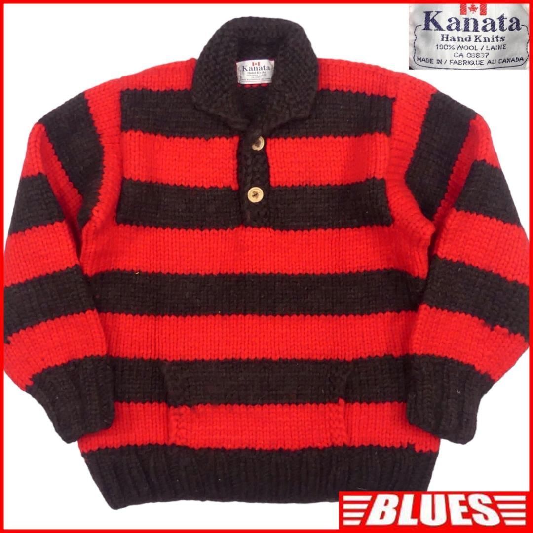 カウチン セーター kanata ニット XL カナダ製 カナタ JJ1038