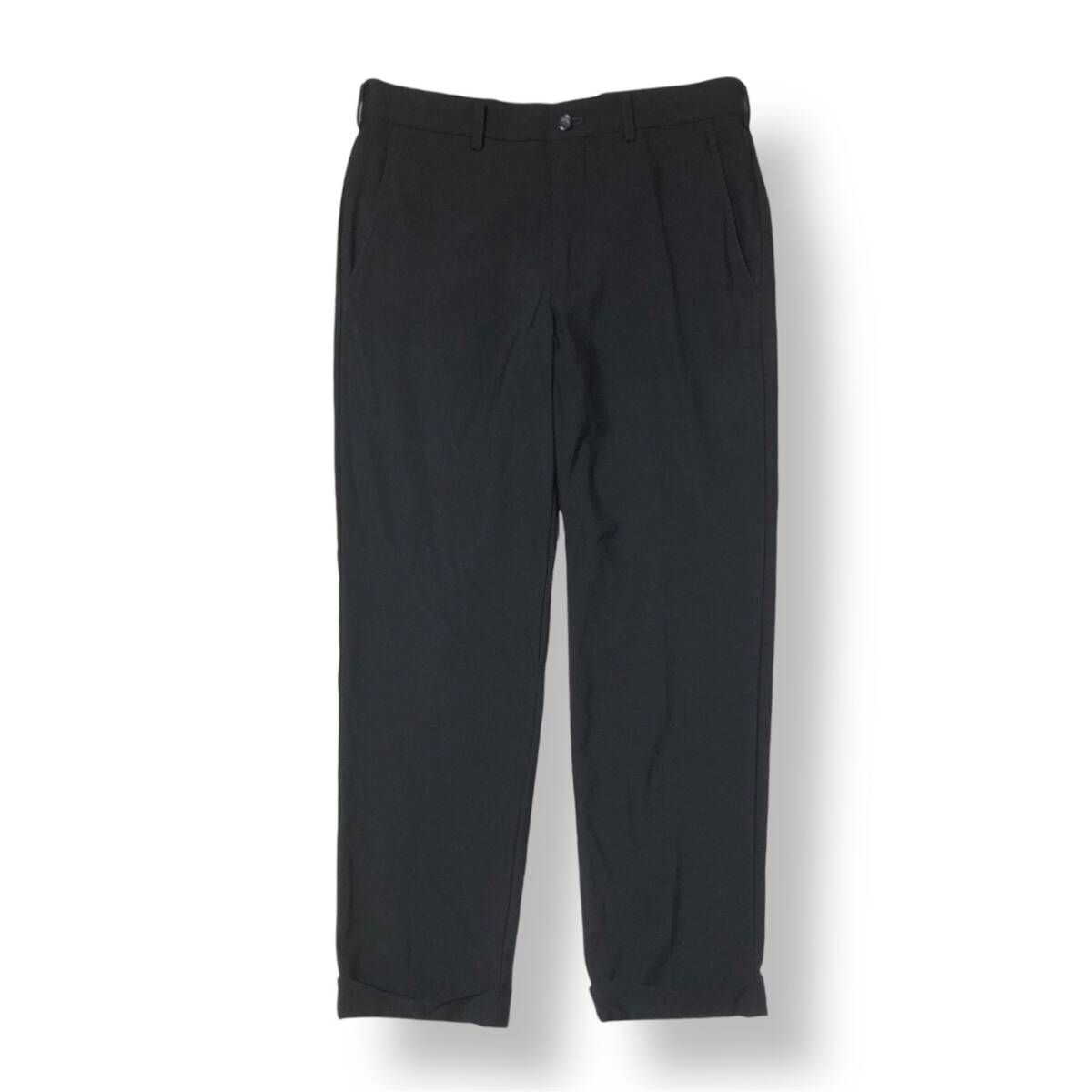 13aw COMME des GARCONS HOMME PLUS ウールカシミアスラックス ロングパンツ サイズ S ブラック コムデギャルソンオムプリュス