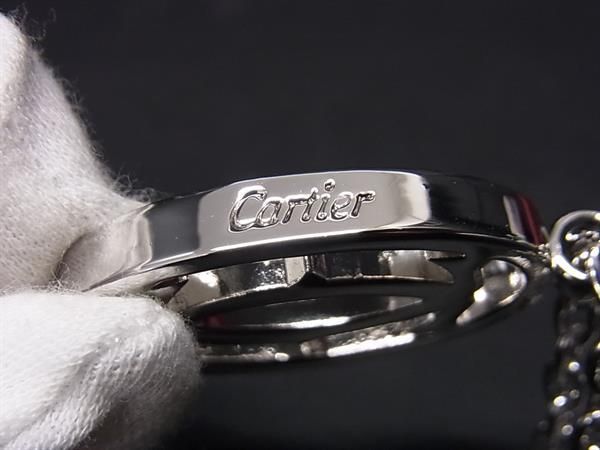 □新品□未使用□ Cartier カルティエ 2Cロゴ キーホルダー バッグ 