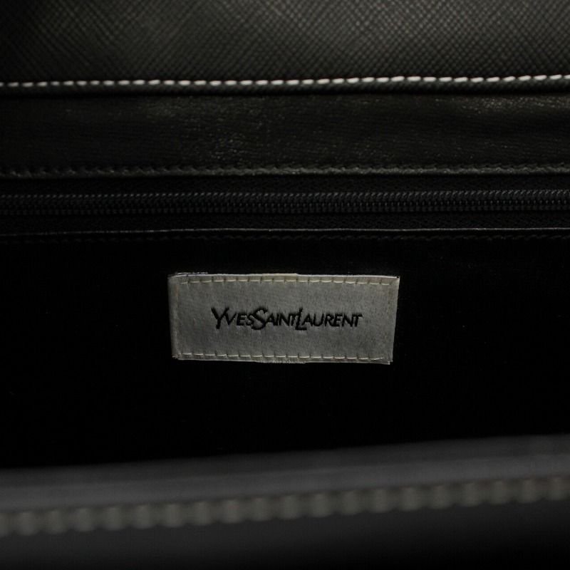 Yves Saint Laurent イヴ ・サンローラン YSLロゴ レザー 2WAY