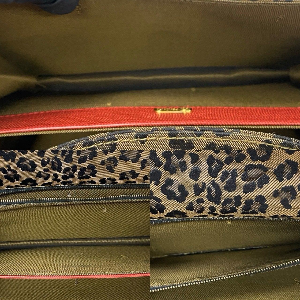 未使用保管品 希少品 FENDI フェンディ FF ロゴ 金具 キャンバス
