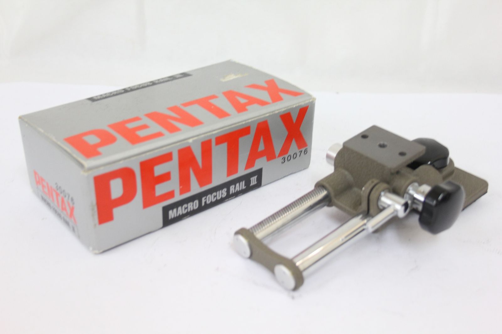 返品保証 元 き ペンタックス Pentax MACRO FOCUS RAIL III マクロフォーカスレール M5218