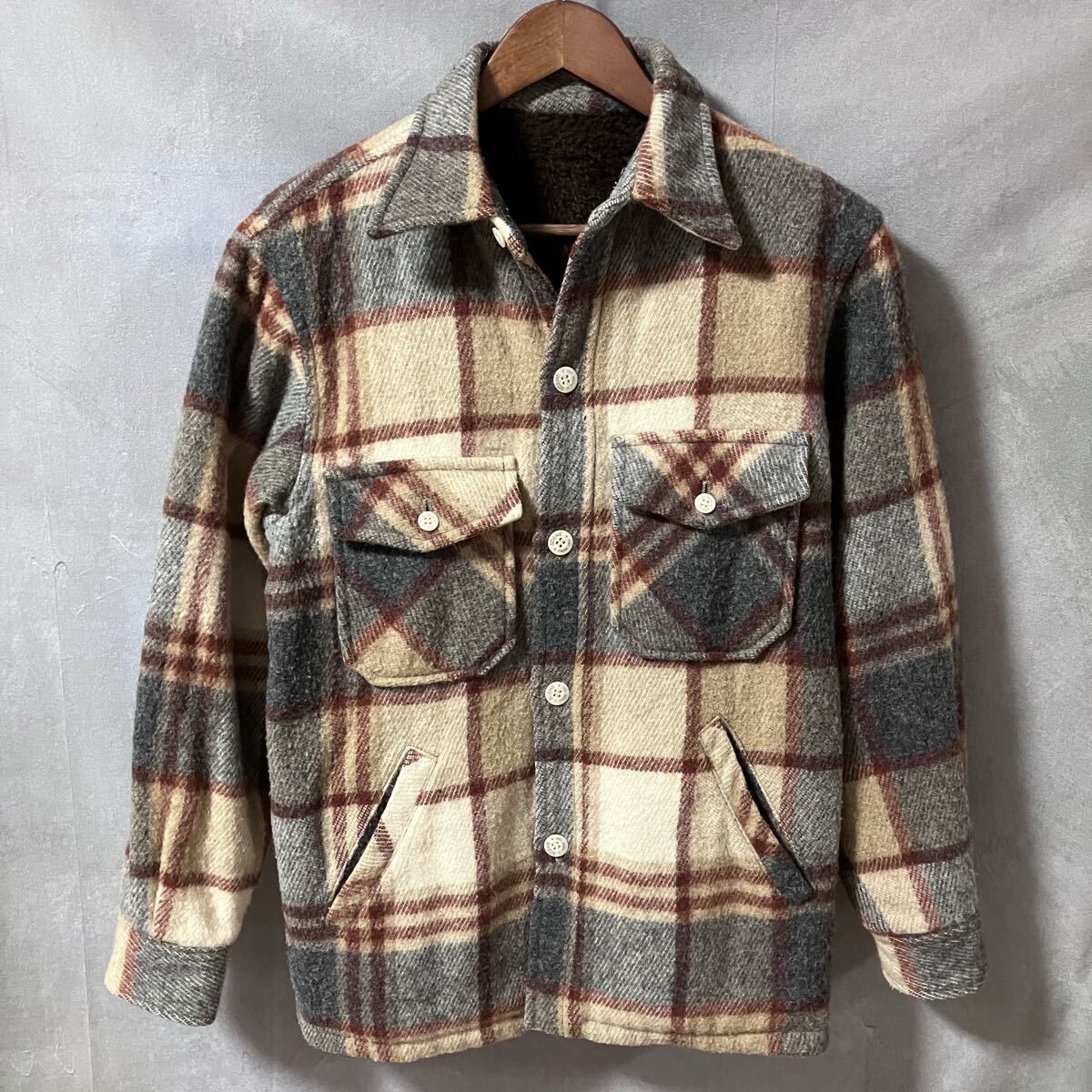 古着 希少 90's VAN JAC ヴァンヂャケット アーチロゴ スタジャン