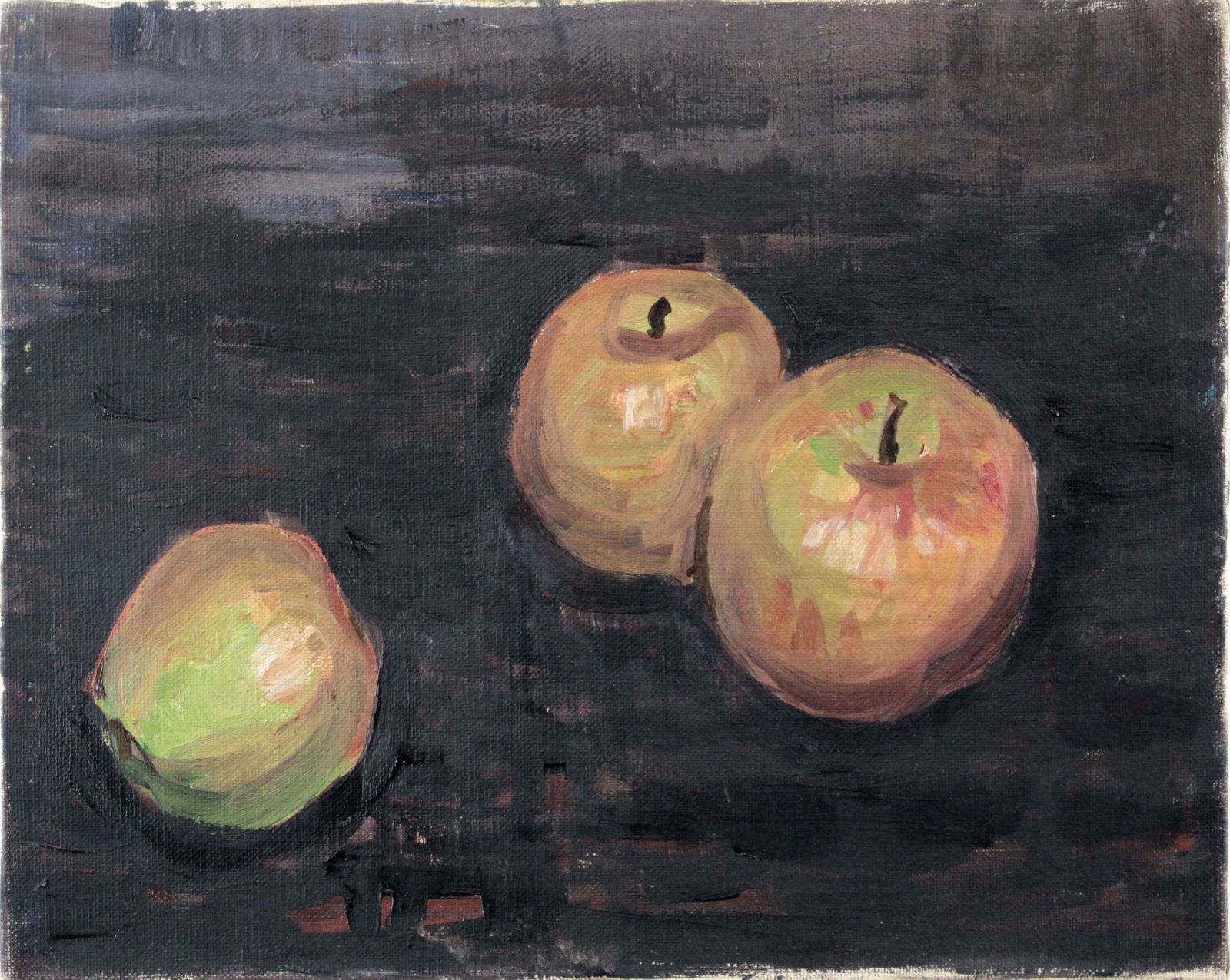 渡邉 愿『初なりの我が家のリンゴ』油彩画【真作保証】 絵画 - メルカリ