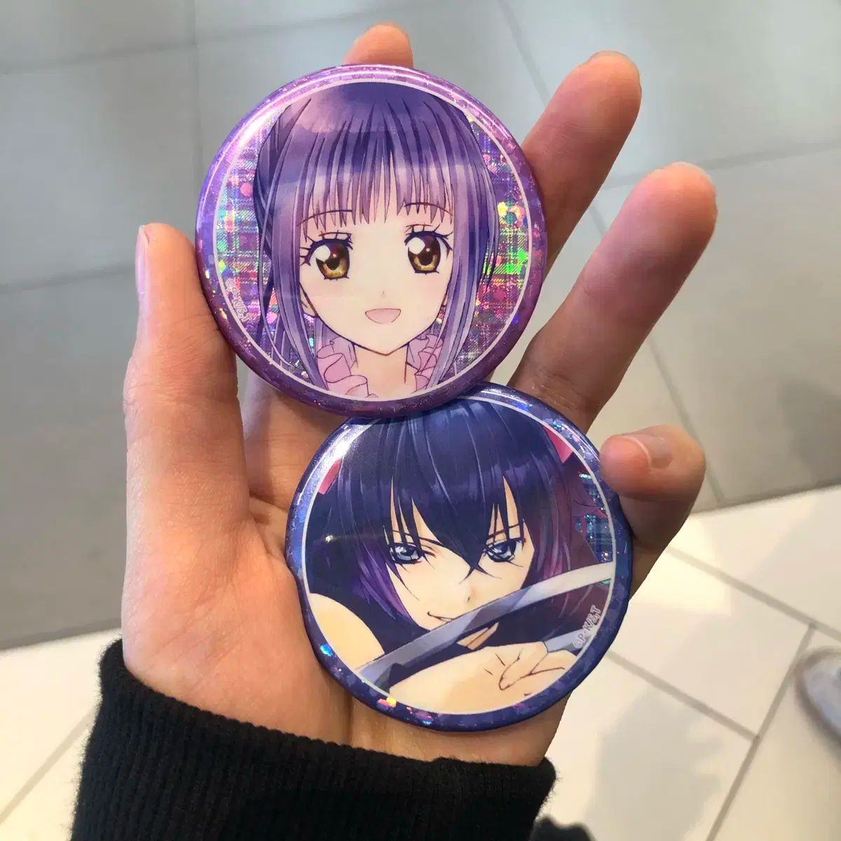 キャラチェンジ しゅごキャラ! ホログラム ピンボタン バッジ トーマ Sia まとめ売り