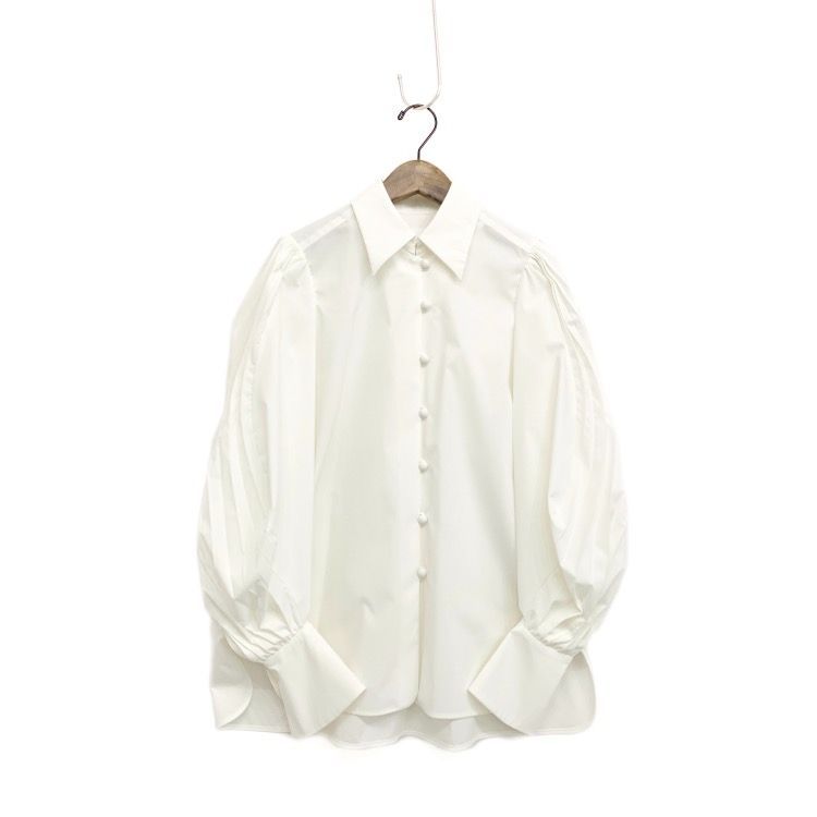 mame kurogouchi Curved Pleated Shirt