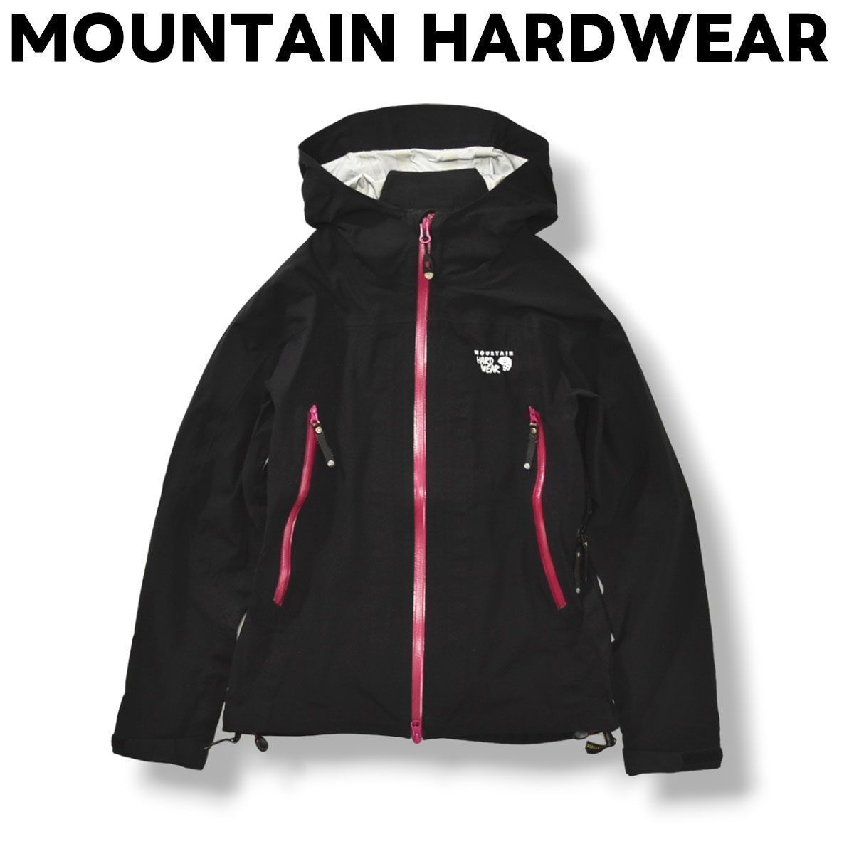 防水】 マウンテンハードウェア MOUNTAIN HARDWEAR コヒージョンジャケット ハードシェル マウンテンパーカー S ブラック レディース  ゴープコア テック系 ♪ - メルカリ