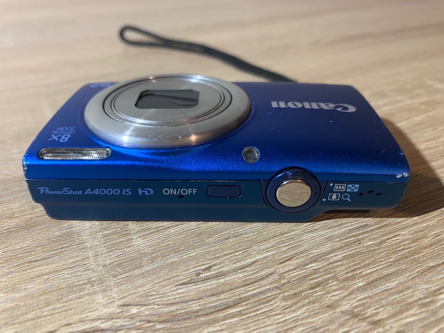 5293 Canon PowerShot ブルー A4000IS デジカメ CANON PowerShot A4000