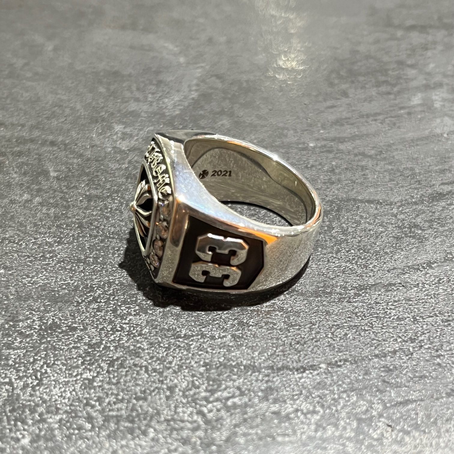 国内正規 美品 CHROME HEARTS CHAMPION RING チャンピオンリング ダイヤモンド 指輪 クロムハーツ - メルカリ