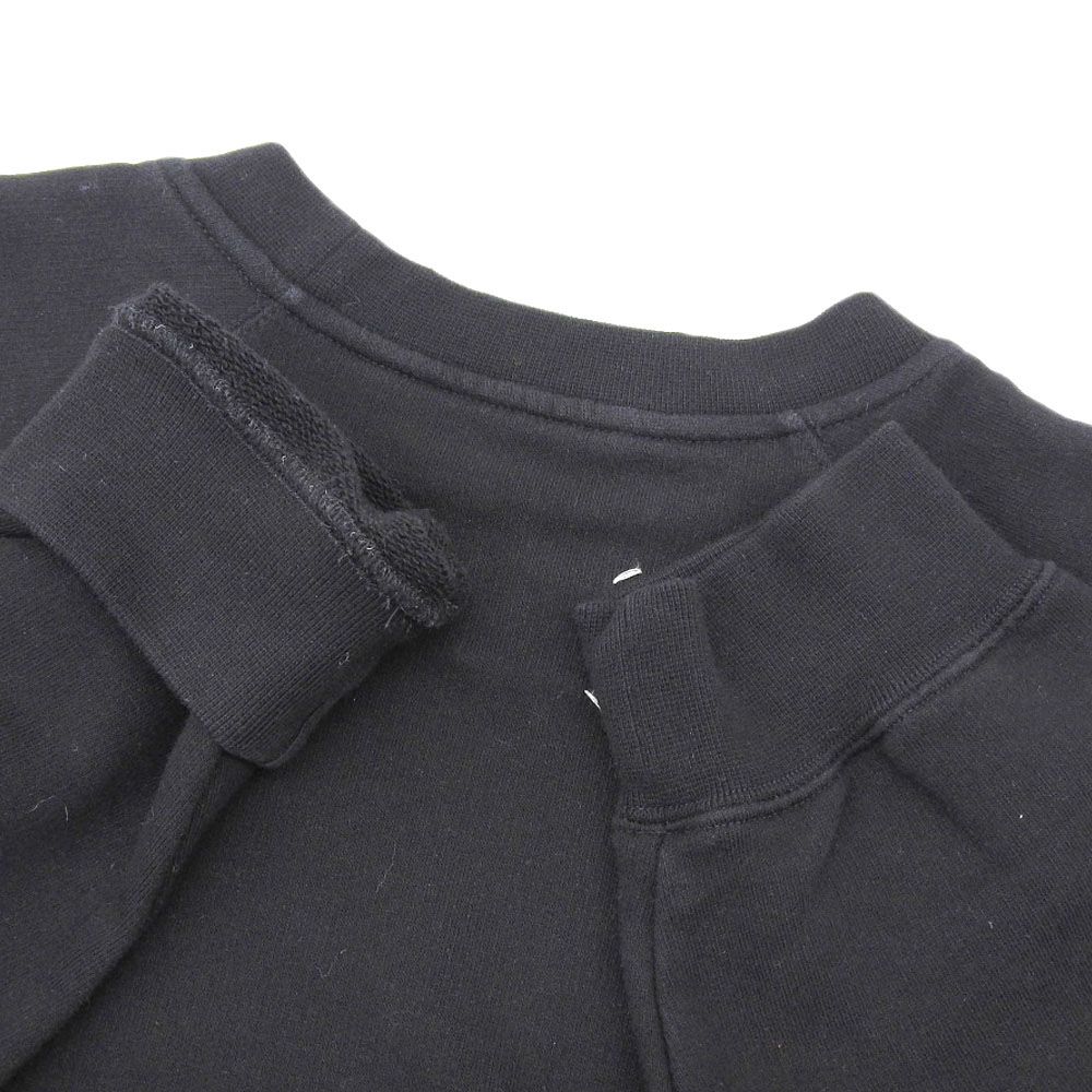Maison Margiela（旧Maison Martin Margiela） - メゾンマルジェラ Maison Margiela メゾンマルジェラ all the rage コットン オーバーサイズ スウェットシャツ トップス レディース ブラック L S51GU0092 L Maison Margiela(メゾン マルジェラ)｜【MEN】ロゴ スウェット
