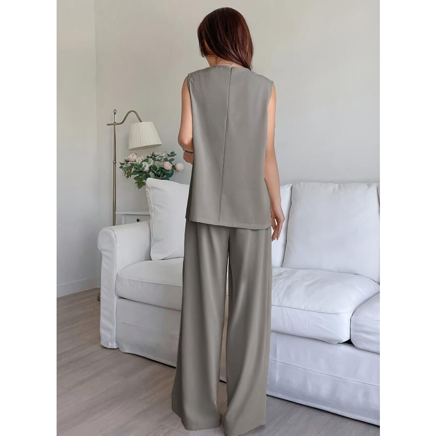 Alo グレー カジュアル 無地 Tシャツとパンツ 2点セット/S ポケット 無地Tシャツ メンズ (6.2oz) - 【無地市場】無地T