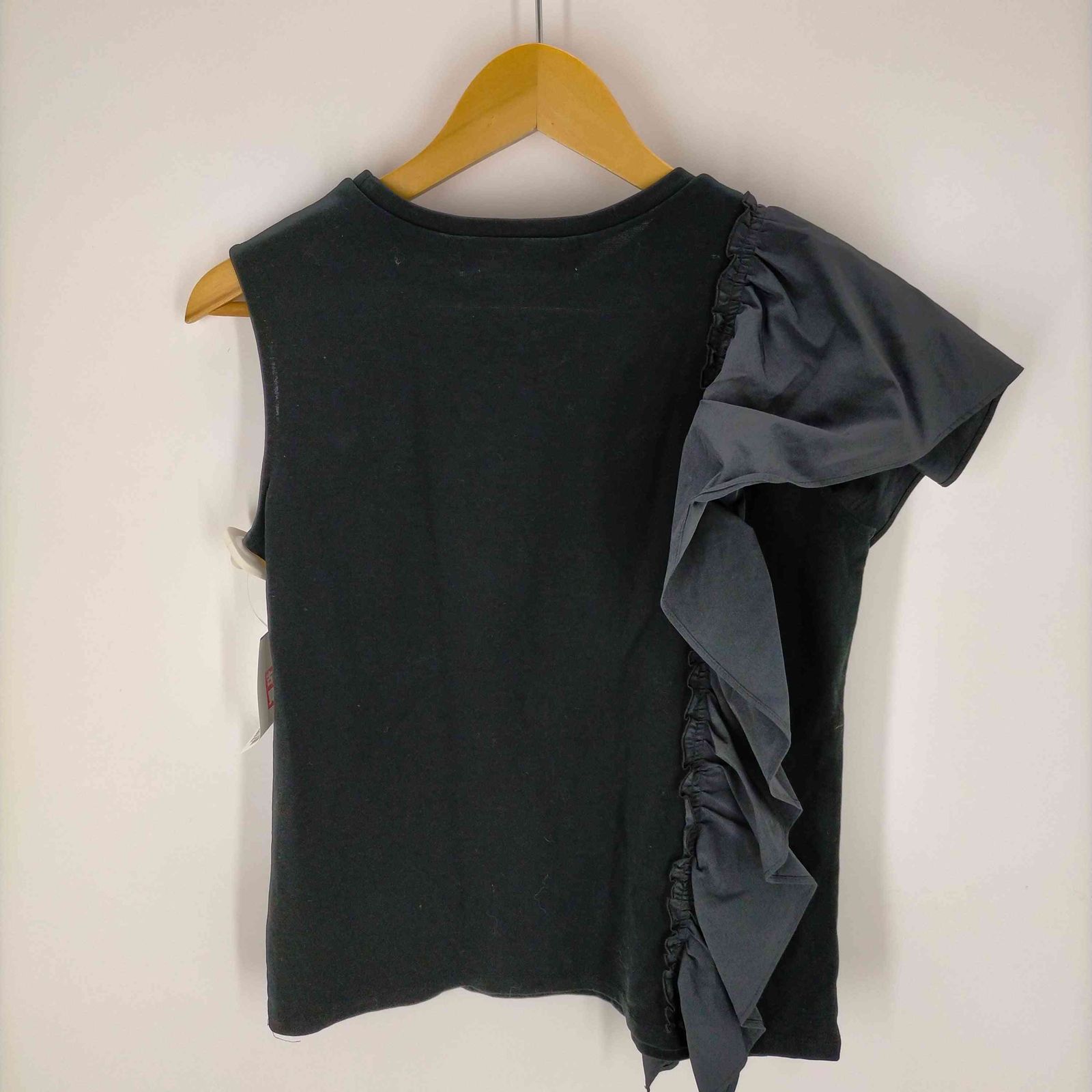 ルシェルブルー LE CIEL BLEU 22SS affeta Ruffle Sleeveless