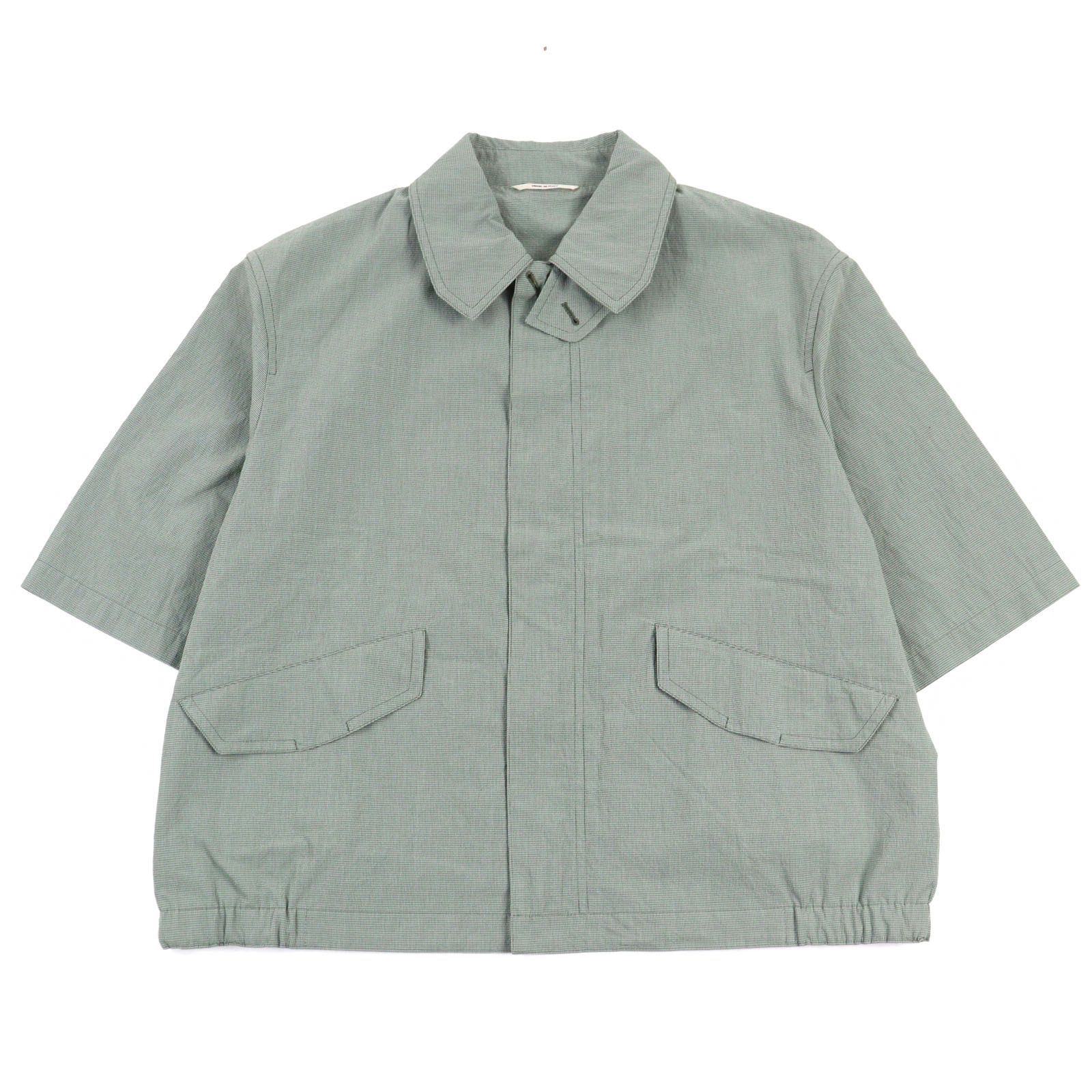 未使用品○HERMES エルメス 24SS コットン 比翼仕立て ダブルジップ 