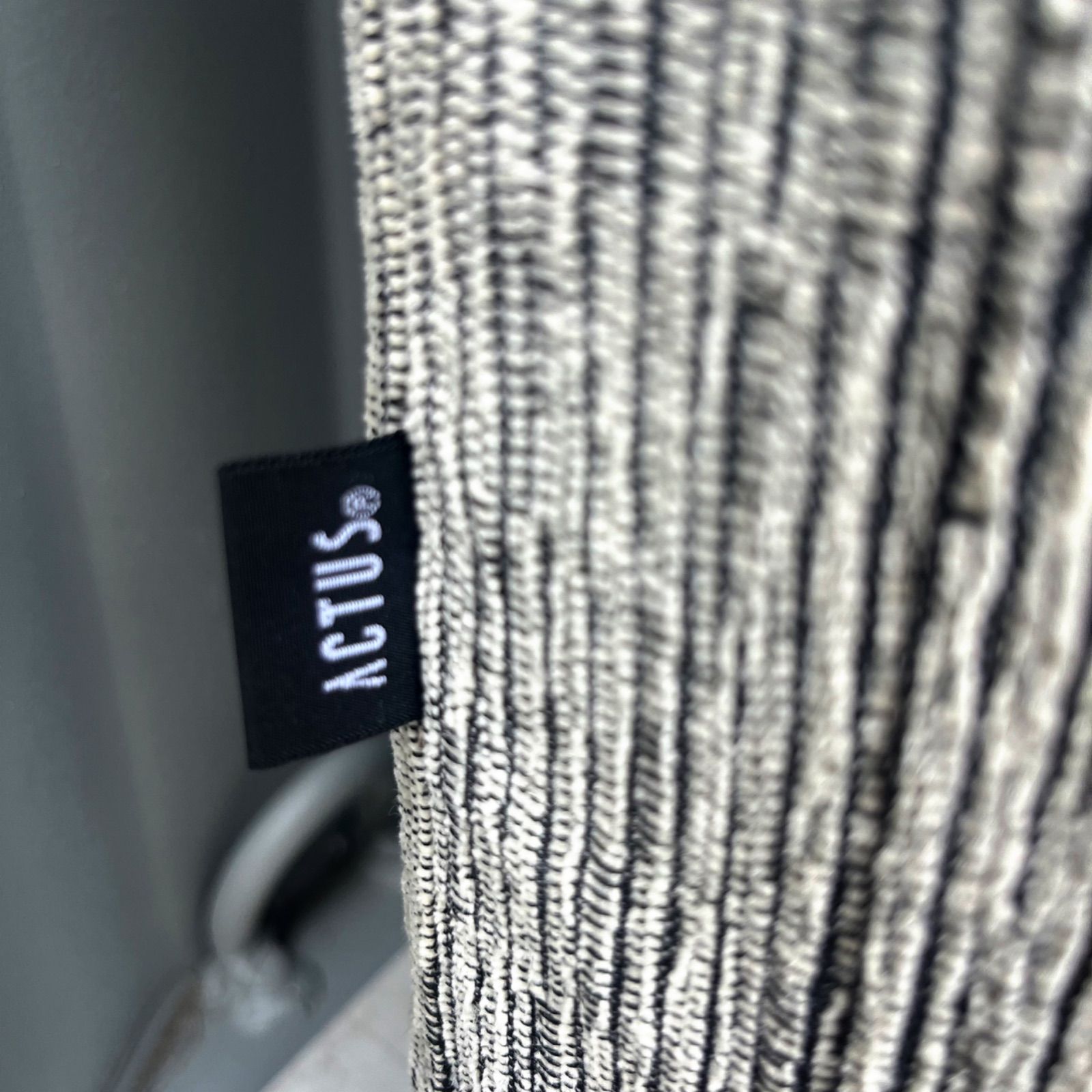 取付無料！アクタス ペール2 北欧風グレーファブリック2Pローソファ