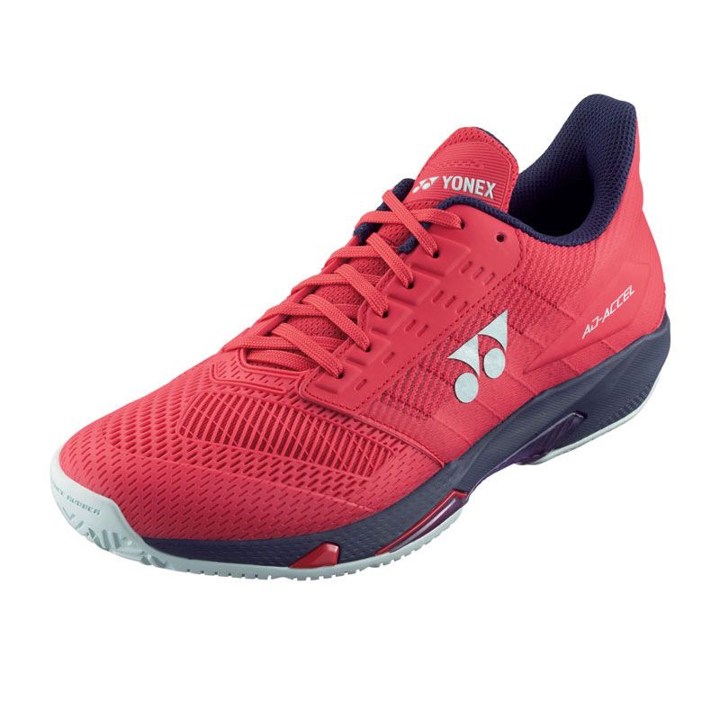YONEX ヨネックス パワークッションアドアクセルＬＡＣ テニス シューズ ウィメンズ SHTAALA 496 サンセットレッド