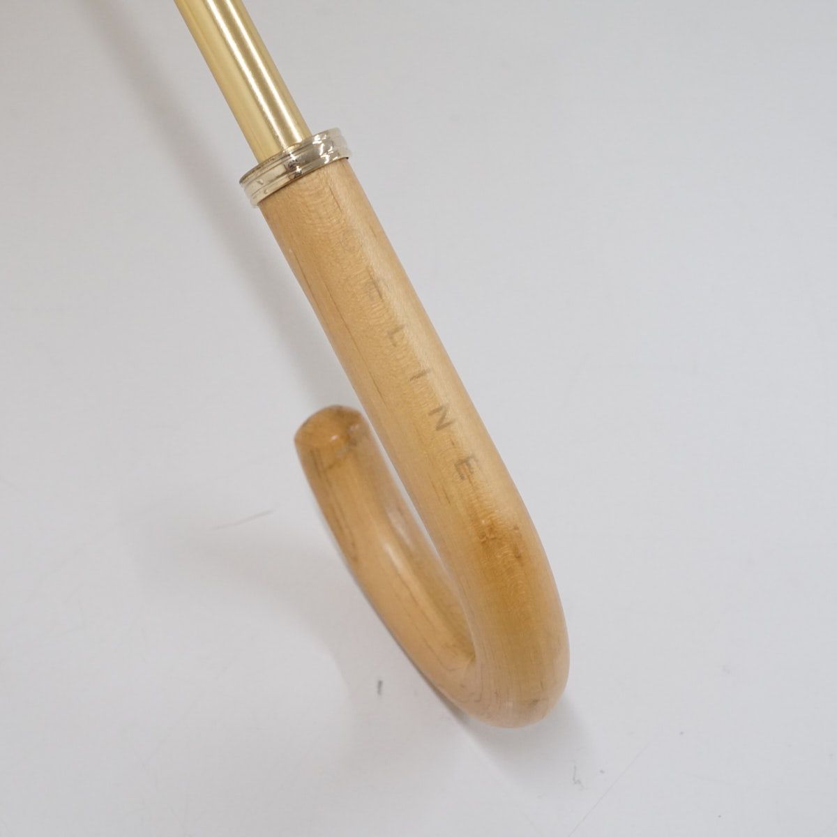 日傘 CELINE セリーヌ USED美品 レディース 長傘 マカダム 刺繍