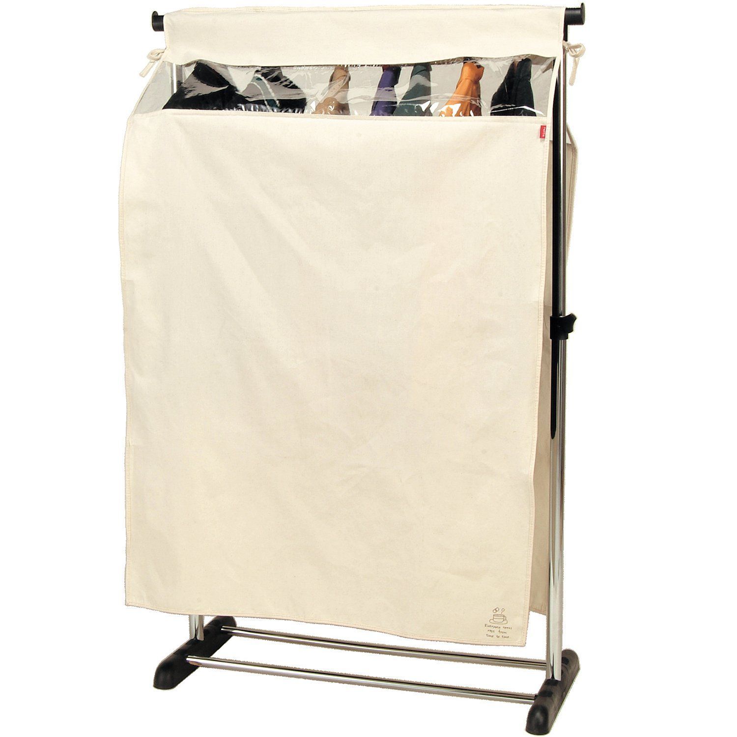 【特価セール】アイボリー パイプ用 たて145×よこ90cm HRC ハンガーラック用カバー 東洋ケース
