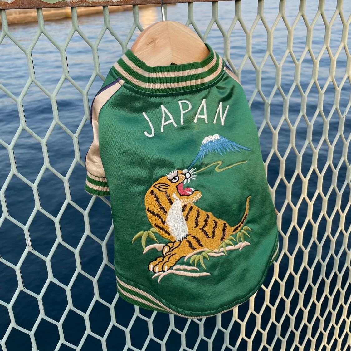 スカジャン グリーン 犬服
