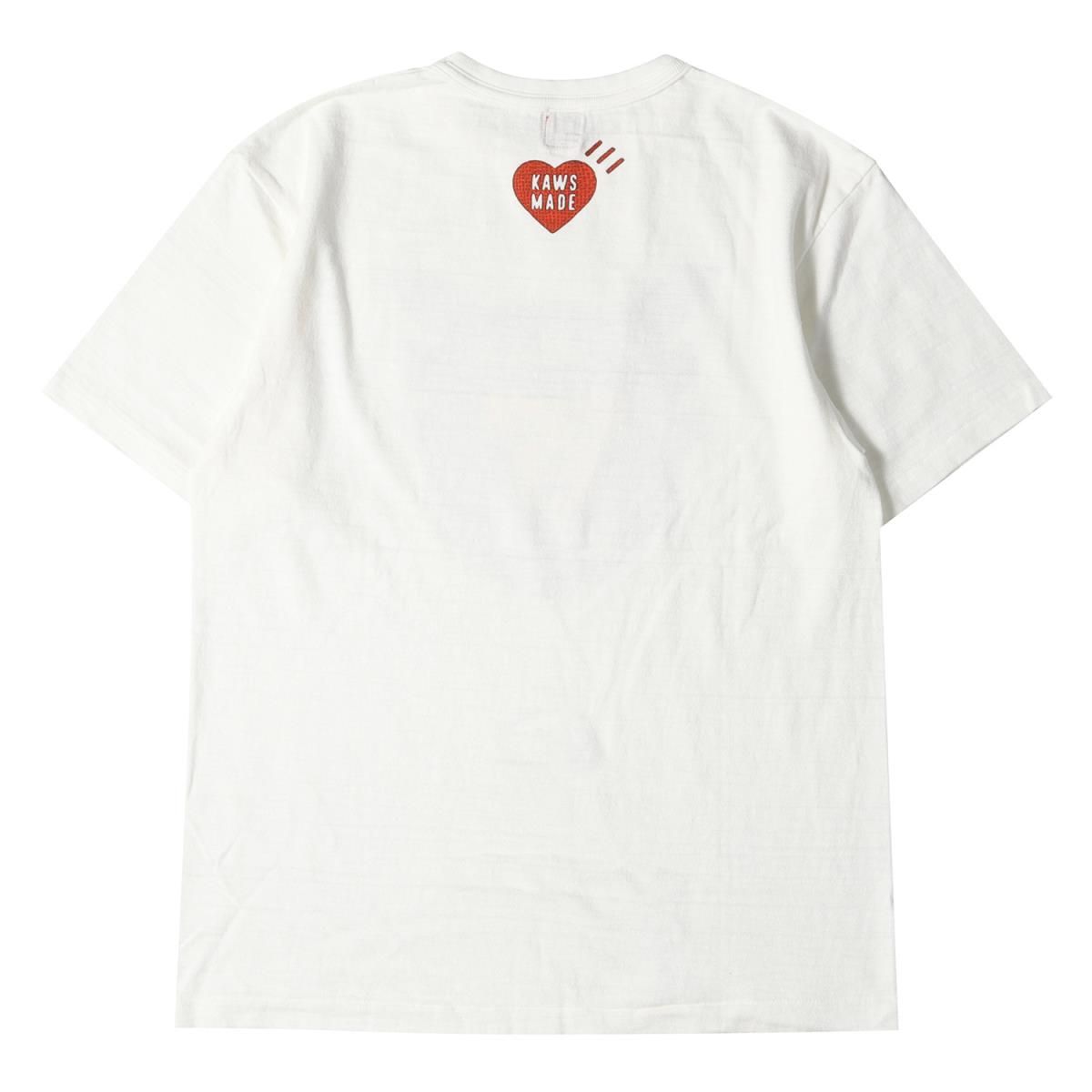 美品 HUMAN MADE ヒューマンメイド Tシャツ サイズ:M KAWS カウズ ...