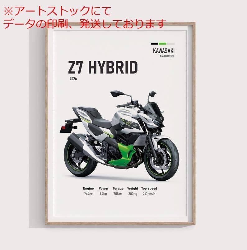 mz ポスター A1 サイズ (~A4まで対応可) 2024 カワサキ Z7