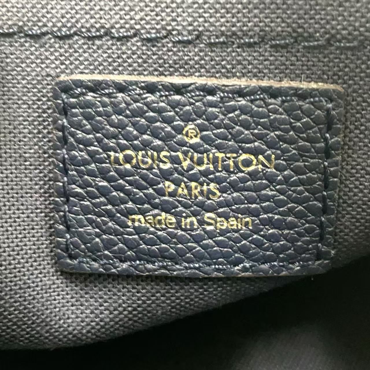 ルイヴィトン　パラスクラッチ ネイビー LOUIS VUITTON パラスクラッチ ショルダーバッグ PVC ダーク