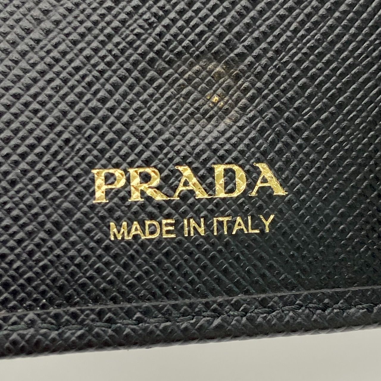 PRADA プラダ サフィアーノ 4連 キーケース レザー ブラック