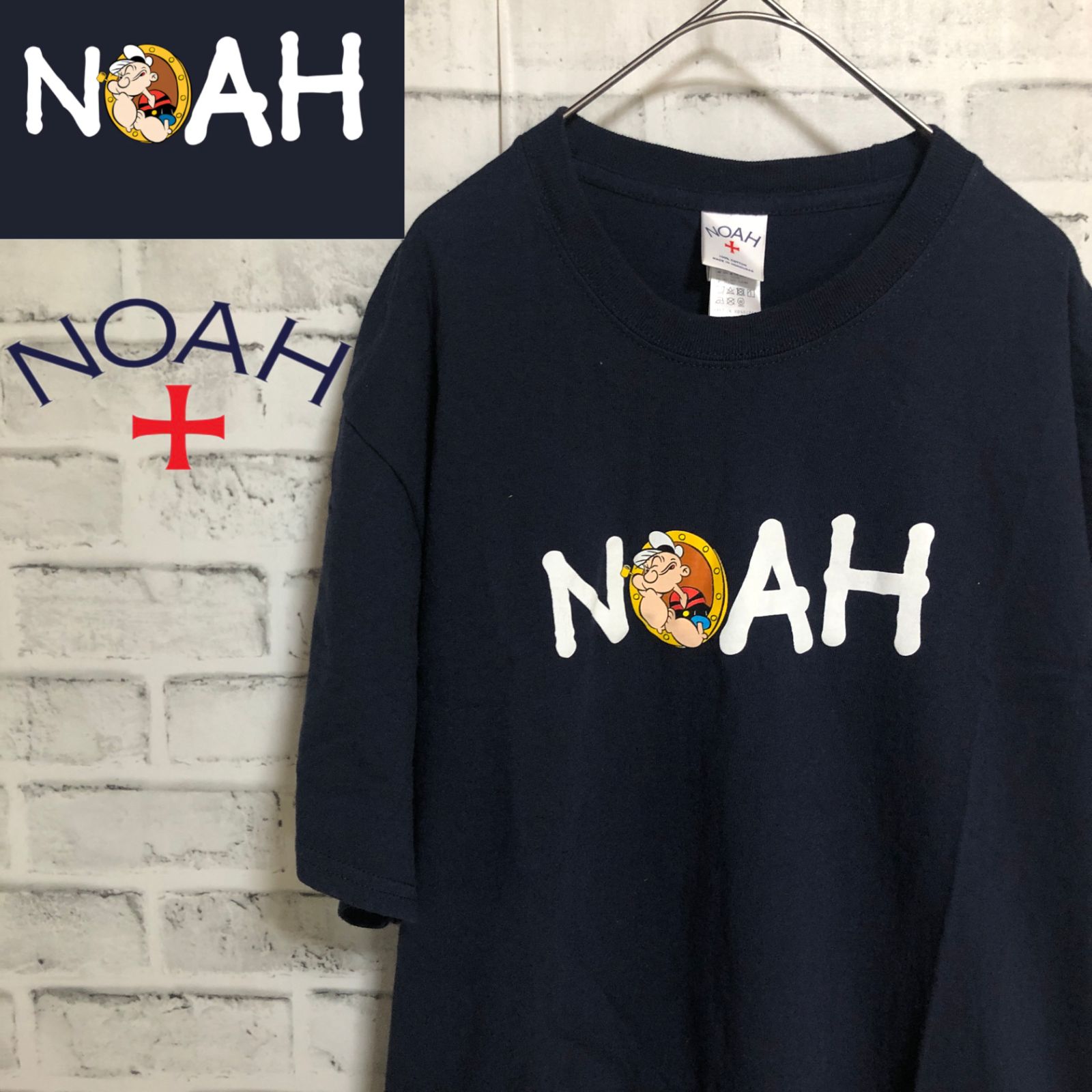 美品⭐️NOAH×POPEYE 2022コラボ Tシャツ M ネイビー ノア×ポパイ - メルカリ