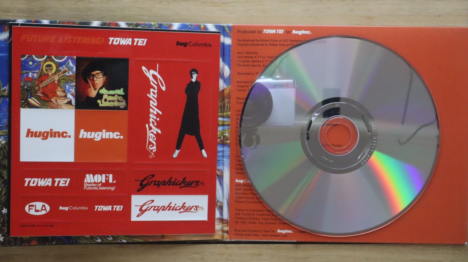 国内盤CD☆テイ・トウワ/TOWA TEI□ Future Listening!(紙