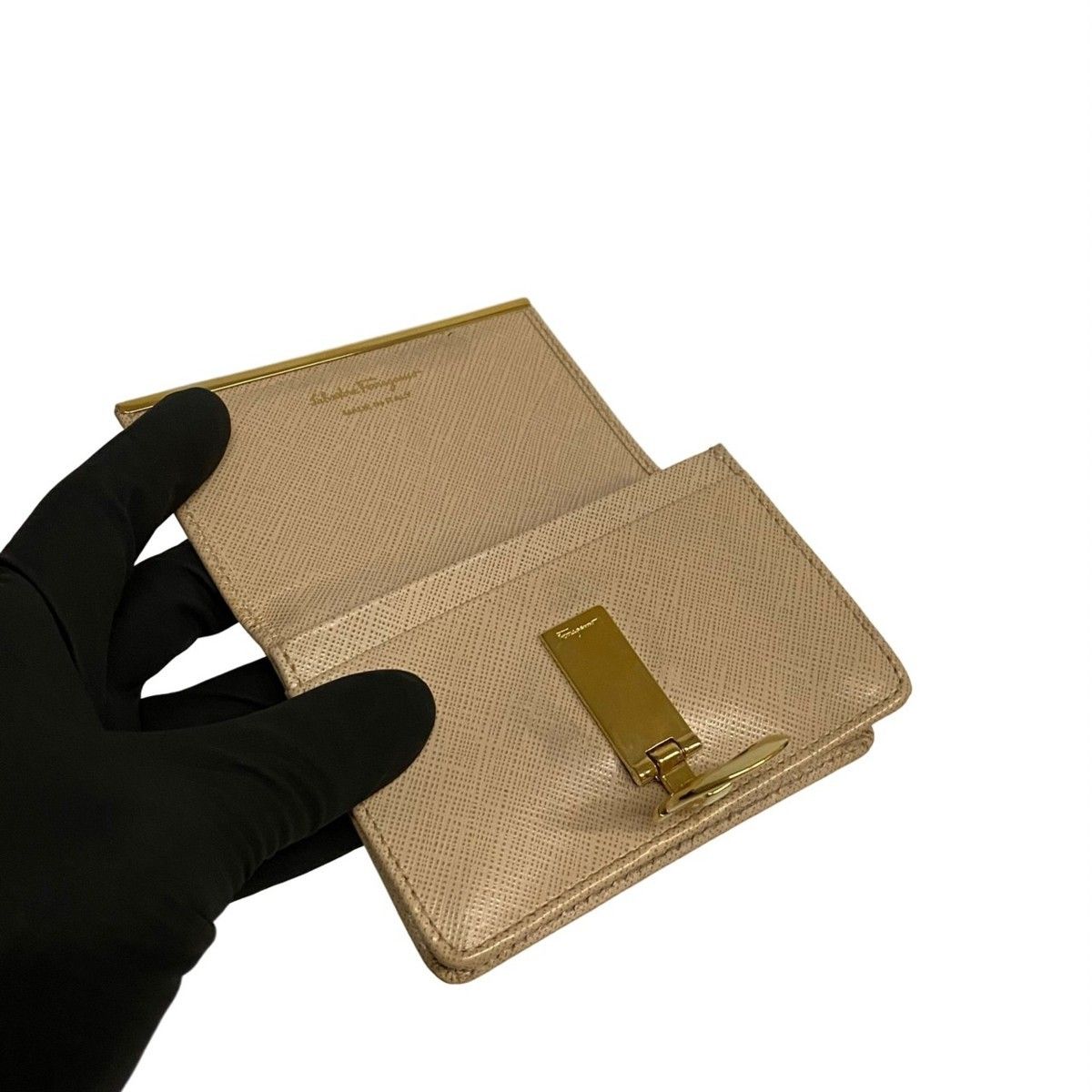 美品 希少品 Salvatore Ferragamo フェラガモ ガンチーニ 金具