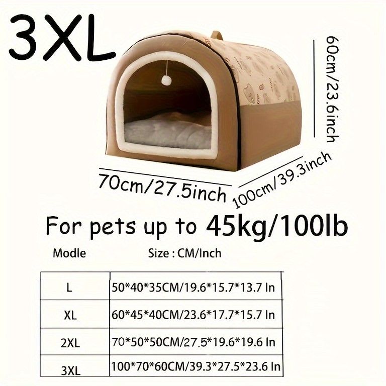  大型犬用 あったか洗える冬用ドッグハウス XXXLサイズ 犬小屋 犬小屋 屋外サークル