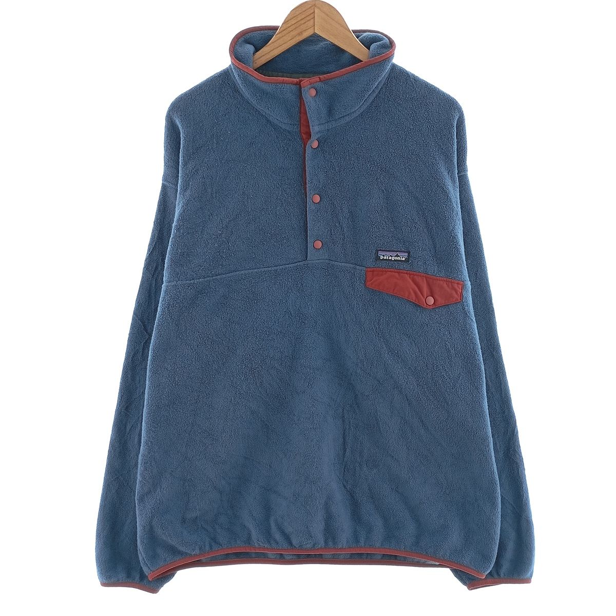古着 パタゴニア Patagonia ライトウェイトシンチラスナップT 25580SP19 ハーフスナップ フリースプルオーバー メンズXL相当/eaa404266