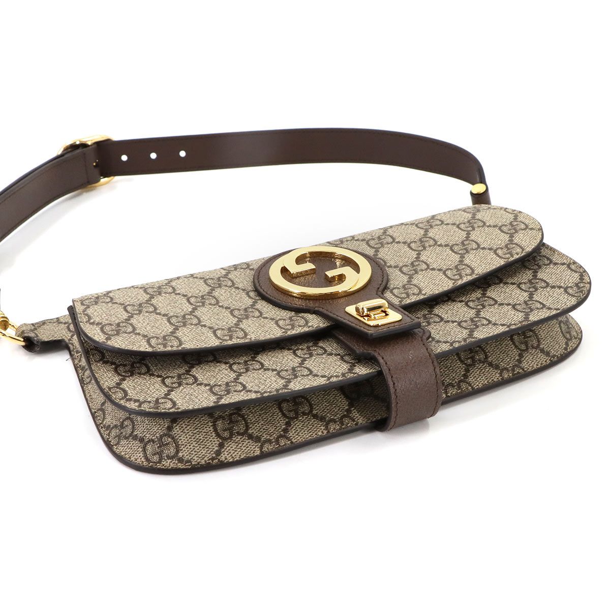 未使用 展示品 グッチ GUCCI ブロンディ GGスプリーム ベルト