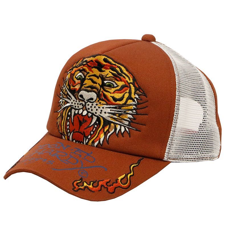 ED HARDY エドハーディー タイガー タトゥー 刺繍 メッシュキャップ