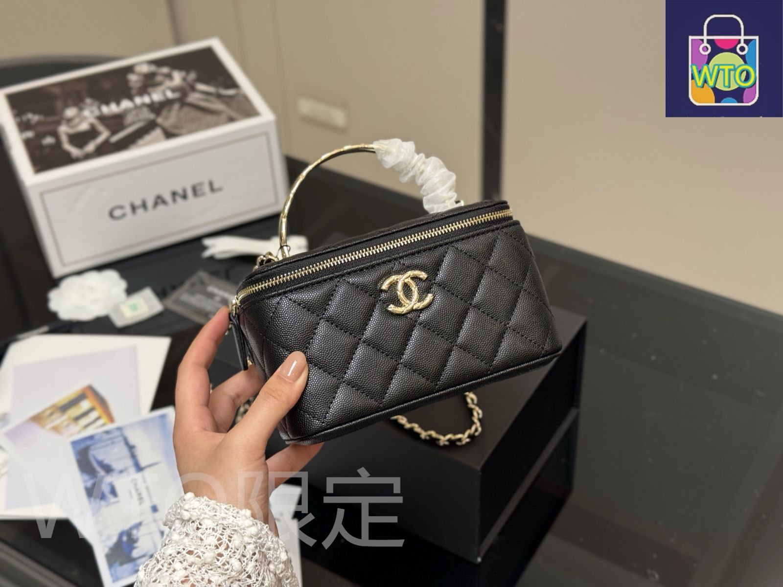 今日特価】Chanel シャネル 25sココクラッシュ化粧箱 折りたたみ
