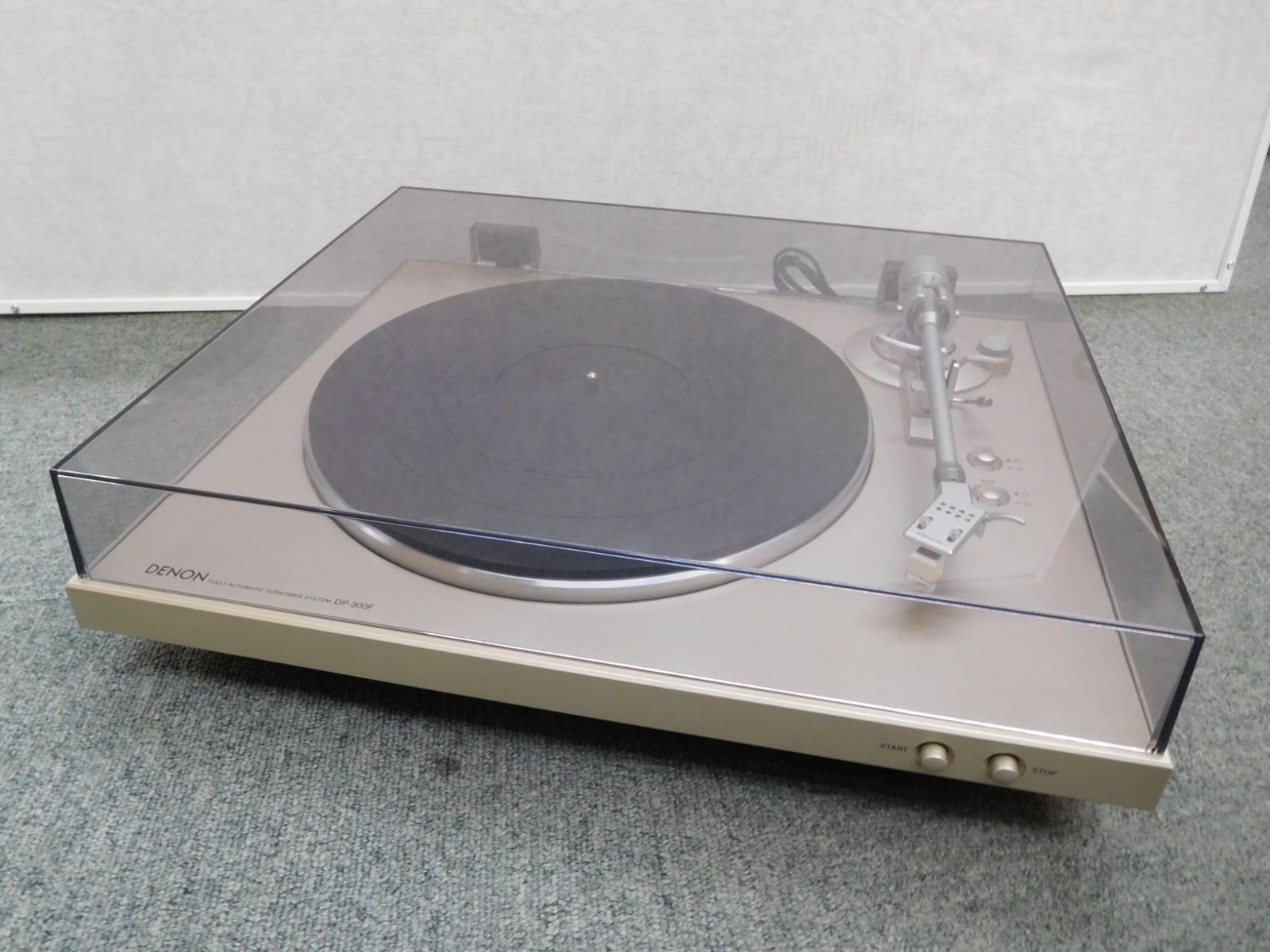 DENON デノン フォノイコライザー内蔵 フルオート レコードプレーヤー DP-300F M0603