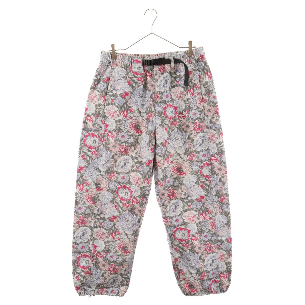 SUPREME (シュプリーム) 23ss Belted Trail Pant ベルト付き花柄カーゴパンツ マルチ