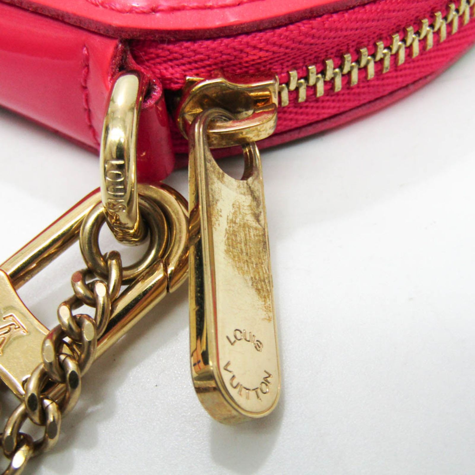 赤字超特価，豊富な ルイヴィトン コインケース ヴェルニローズ 美品  