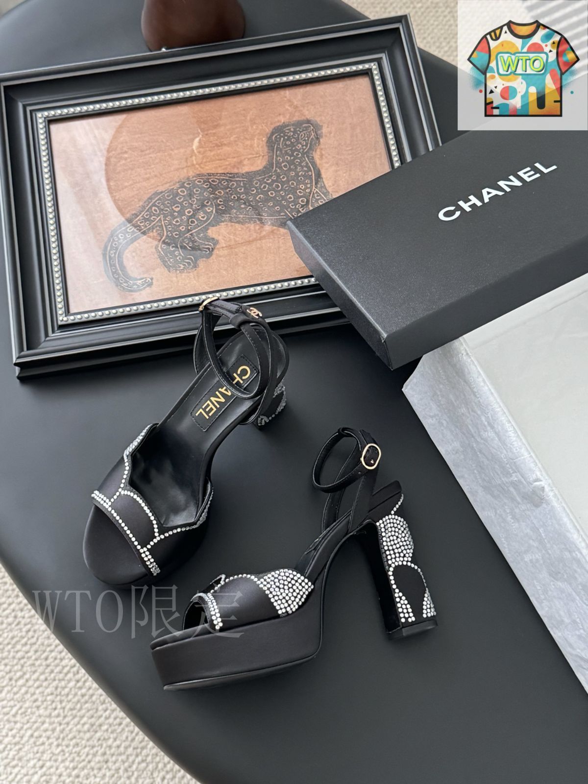 【美脚効果抜群♡】CHANEL プラットフォームサンダル 美脚効果！】CHANEL サンダル 厚底 (CHANEL/サンダル・ミュール