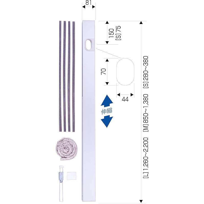 日晴金属 クーラーキヤッチャー 配管貫通用フリーパネル M シルバー C-BPM-S 1