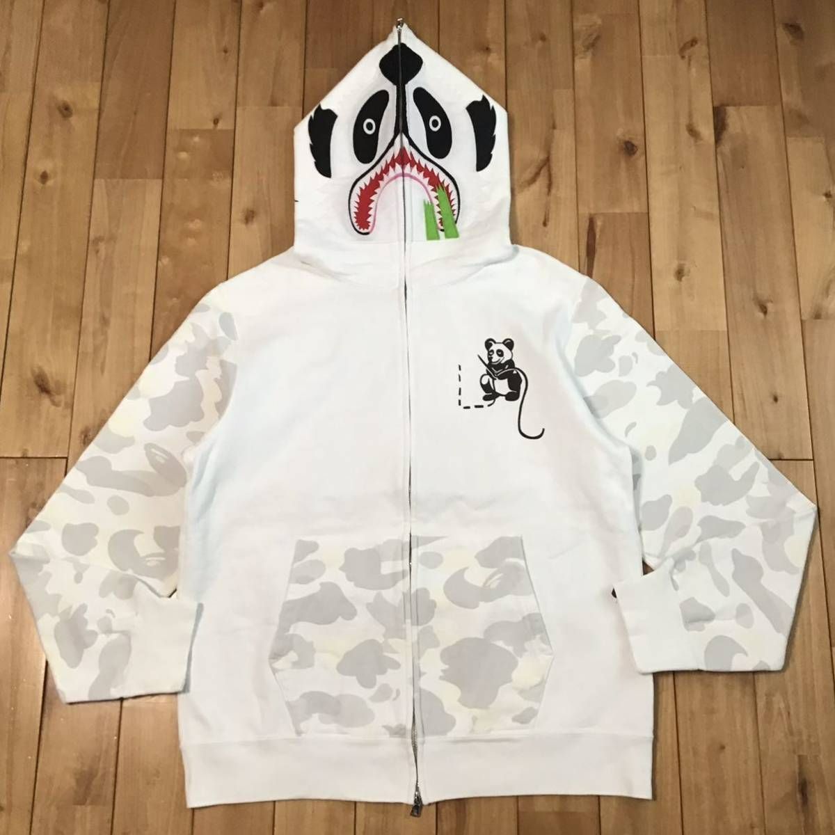 ☆蓄光☆ XL City camo パンダ パーカー Panda full zip hoodie a bathing ape BAPE エイプ ベイプ  アベイシングエイプ 迷彩 - メルカリ