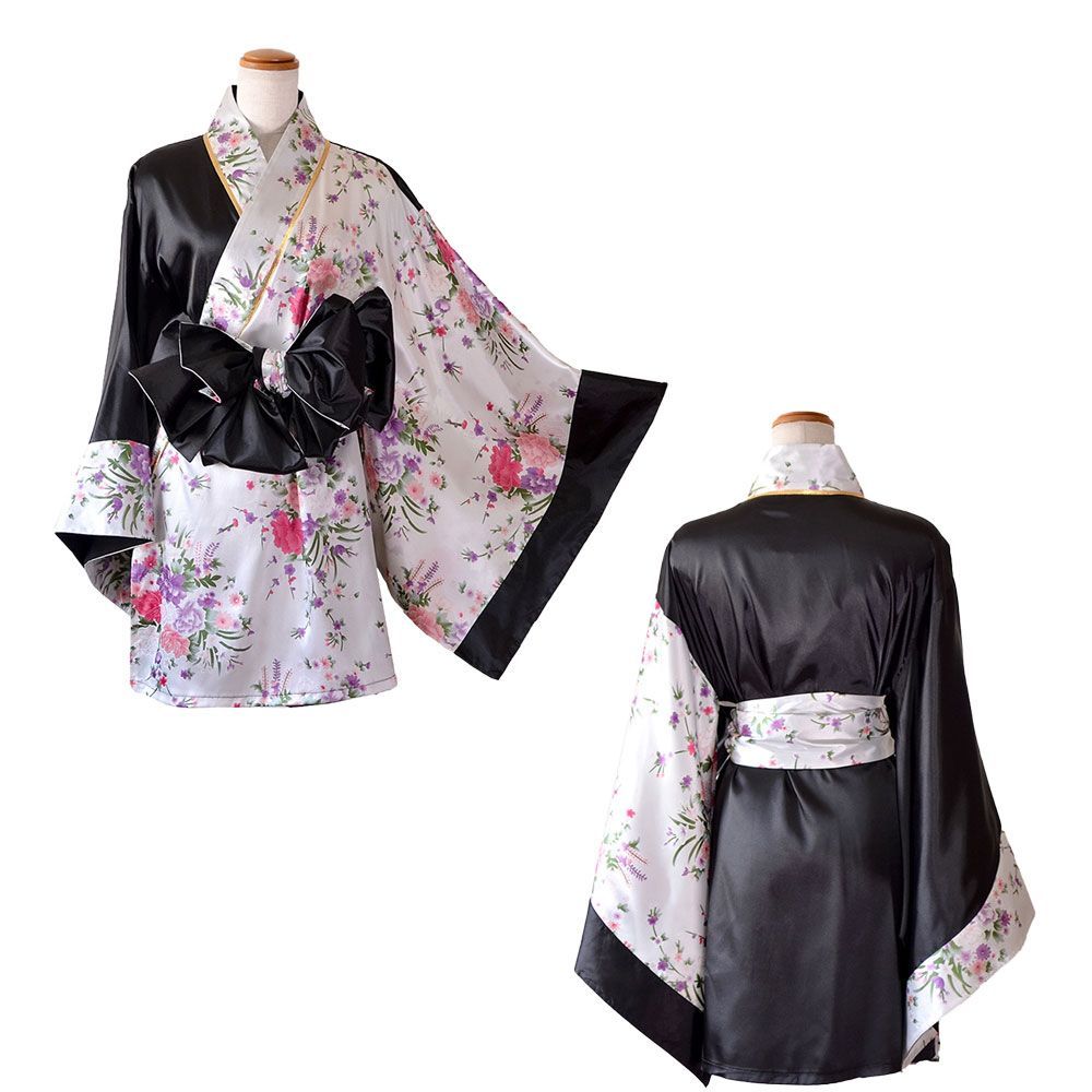 LoveRich ラブリッチ 【2点セット/5カラー】バイカラー 花柄 和柄