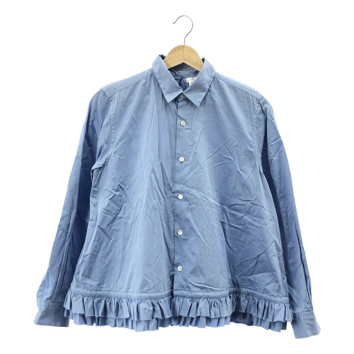 noir kei ninomiya フリルストライプブラウス